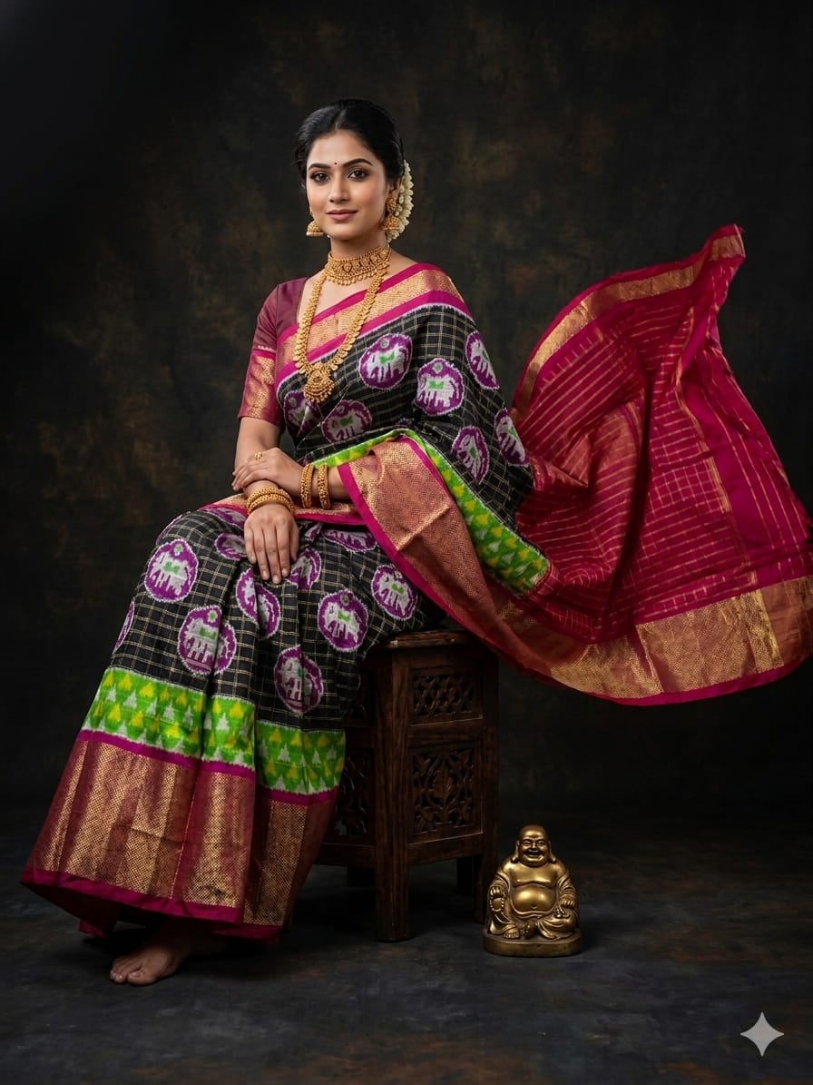 Pochampally Ikat Silk Sarees Silk Mark Certified, Silk Mark Certified Pochampally Sarees, Pochampally Pure Silk Sarees, Original Pochampally Ikat Silk Sarees, Handloom Pochampally Silk Sarees, Authentic Silk Mark Sarees, Pure Silk Ikat Sarees, Buy Pochampally Silk Sarees Online, Designer Ikat Silk Sarees, Telangana Handloom Silk Sarees, Premium Pochampally Silk Sarees, Traditional Ikat Silk Sarees, Indian Handloom Silk Sarees, Certified Silk Sarees Online, Handwoven Pochampally Silk Sarees