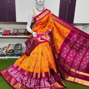Pochamplly Silk  Saree With Blouse | Silk Mark Certified -SRS11501
