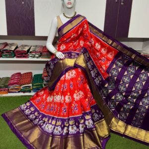 Pochamplly Silk  Saree With Blouse | Silk Mark Certified -SRS115010