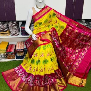 Pochamplly Silk  Saree With Blouse | Silk Mark Certified -SRS115011
