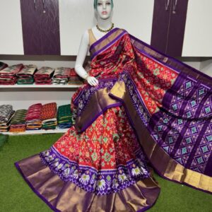 Pochamplly Silk  Saree With Blouse | Silk Mark Certified -SRS115013