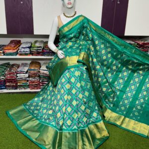 Pochamplly Silk  Saree With Blouse | Silk Mark Certified -SRS115015