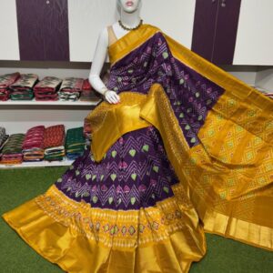 Pochamplly Silk  Saree With Blouse | Silk Mark Certified -SRS115016