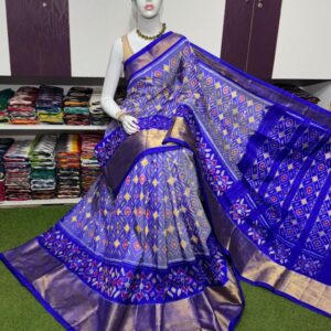 Pochamplly Silk  Saree With Blouse | Silk Mark Certified -SRS115018