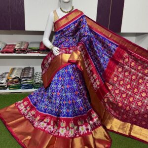 Pochamplly Silk  Saree With Blouse | Silk Mark Certified -SRS11502