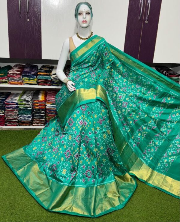 Pochamplly Silk  Saree With Blouse | Silk Mark Certified -SRS115020