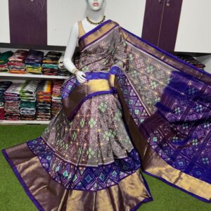 Pochamplly Silk  Saree With Blouse | Silk Mark Certified -SRS115022