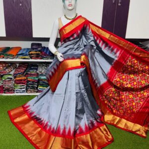 Pochamplly Silk  Saree With Blouse | Silk Mark Certified -SRS115025