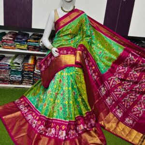 Pochamplly Silk  Saree With Blouse | Silk Mark Certified -SRS115027