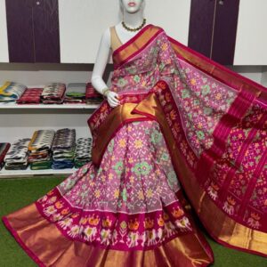 Pochamplly Silk  Saree With Blouse | Silk Mark Certified -SRS11503