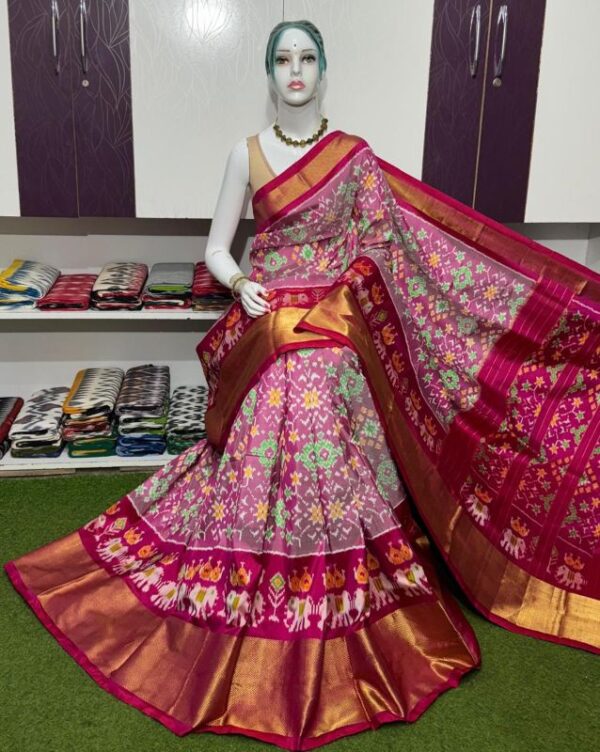 Pochamplly Silk  Saree With Blouse | Silk Mark Certified -SRS11503