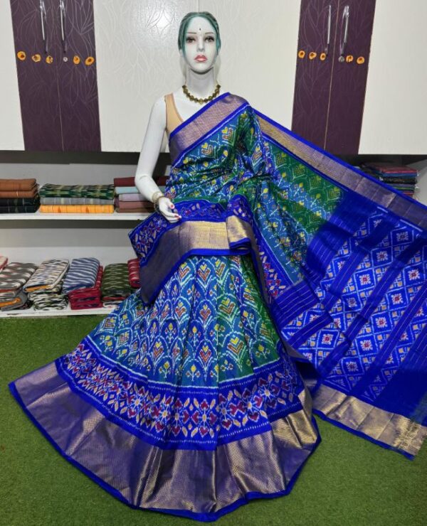 Pochamplly Silk  Saree With Blouse | Silk Mark Certified -SRS115033