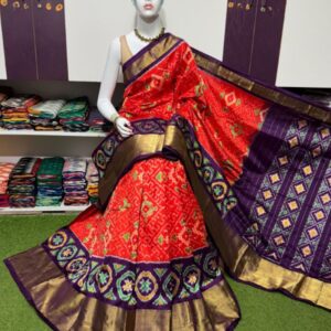 Pochamplly Silk  Saree With Blouse | Silk Mark Certified -SRS115035