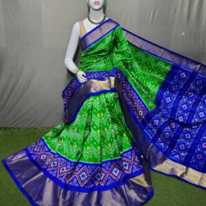Pochamplly Silk  Saree With Blouse | Silk Mark Certified -SRS115036