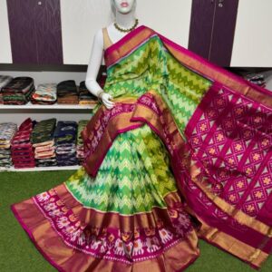 Pochamplly Silk  Saree With Blouse | Silk Mark Certified -SRS115037