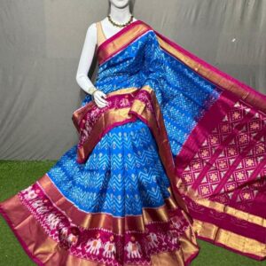 Pochamplly Silk  Saree With Blouse | Silk Mark Certified -SRS115038