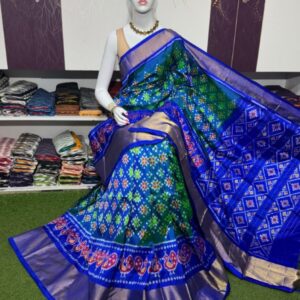 Pochamplly Silk  Saree With Blouse | Silk Mark Certified -SRS115039