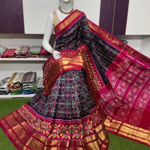 Pochamplly Silk  Saree With Blouse | Silk Mark Certified -SRS11504