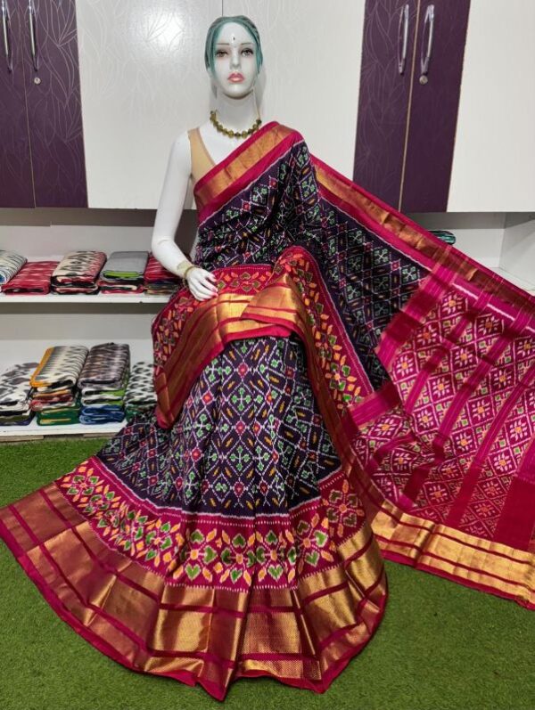 Pochamplly Silk  Saree With Blouse | Silk Mark Certified -SRS11504