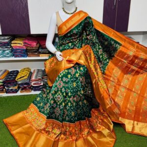 Pochamplly Silk  Saree With Blouse | Silk Mark Certified -SRS115044
