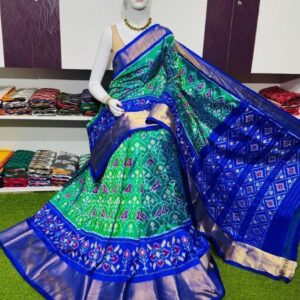 Pochamplly Silk  Saree With Blouse | Silk Mark Certified -SRS115045