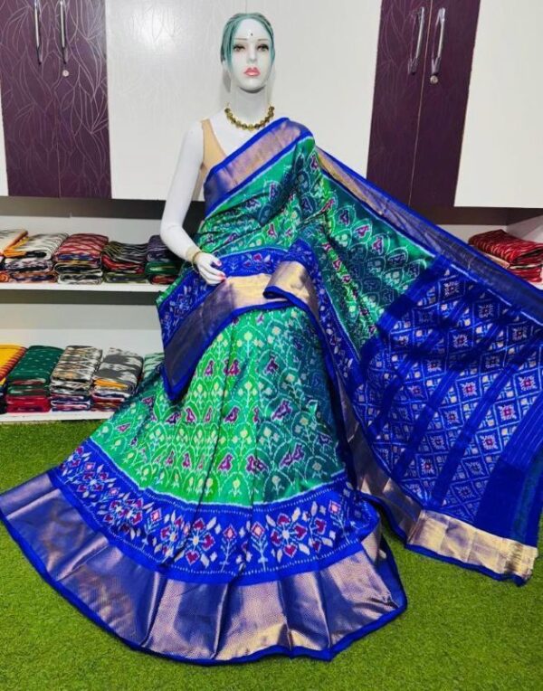 Pochamplly Silk  Saree With Blouse | Silk Mark Certified -SRS115045