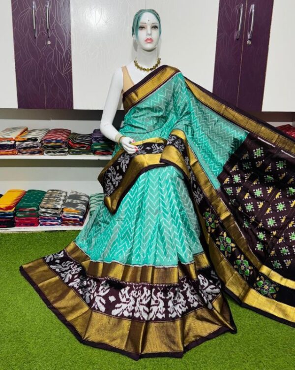 Pochamplly Silk  Saree With Blouse | Silk Mark Certified -SRS115049