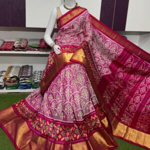 Pochamplly Silk  Saree With Blouse | Silk Mark Certified -SRS11505