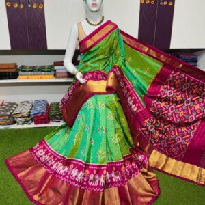 Pochamplly Silk  Saree With Blouse | Silk Mark Certified -SRS115050