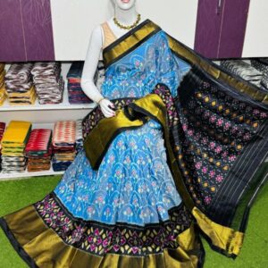 Pochamplly Silk  Saree With Blouse | Silk Mark Certified -SRS115052