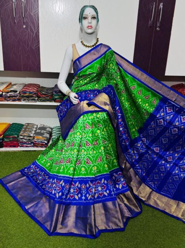 Pochamplly Silk  Saree With Blouse | Silk Mark Certified -SRS115055