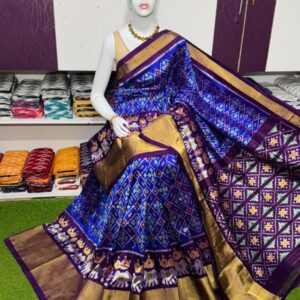 Pochamplly Silk  Saree With Blouse | Silk Mark Certified -SRS115062