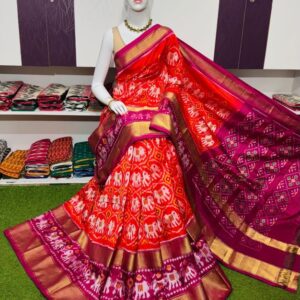 Pochamplly Silk  Saree With Blouse | Silk Mark Certified -SRS115063