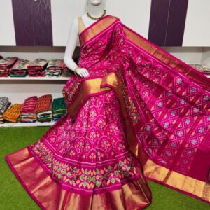 Pochamplly Silk  Saree With Blouse | Silk Mark Certified -SRS115064