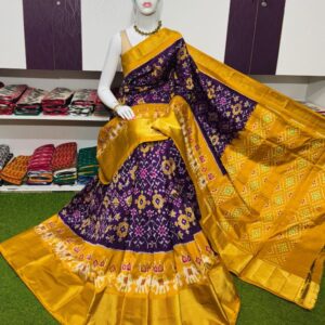 Pochamplly Silk  Saree With Blouse | Silk Mark Certified -SRS115065