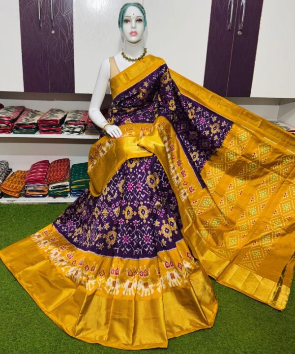 Pochamplly Silk  Saree With Blouse | Silk Mark Certified -SRS115065