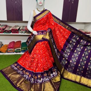Pochamplly Silk  Saree With Blouse | Silk Mark Certified -SRS115067