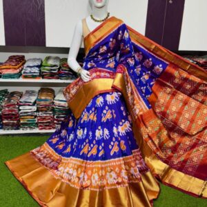 Pochamplly Silk  Saree With Blouse | Silk Mark Certified -SRS115069