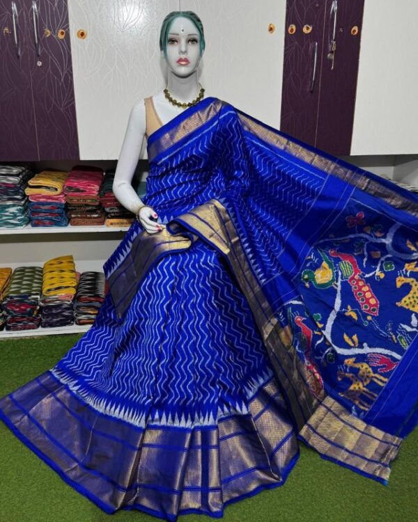 Pochamplly Silk  Saree With Blouse | Silk Mark Certified -SRS11507