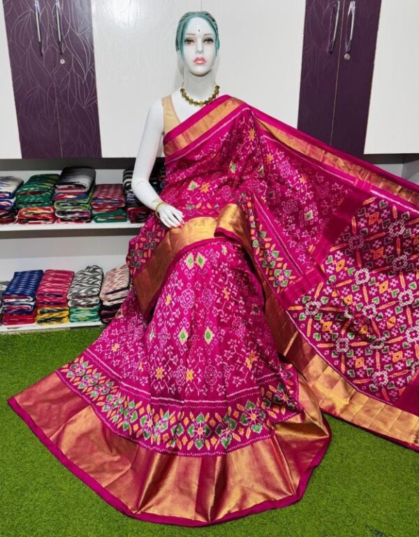 Pochamplly Silk  Saree With Blouse | Silk Mark Certified -SRS11509