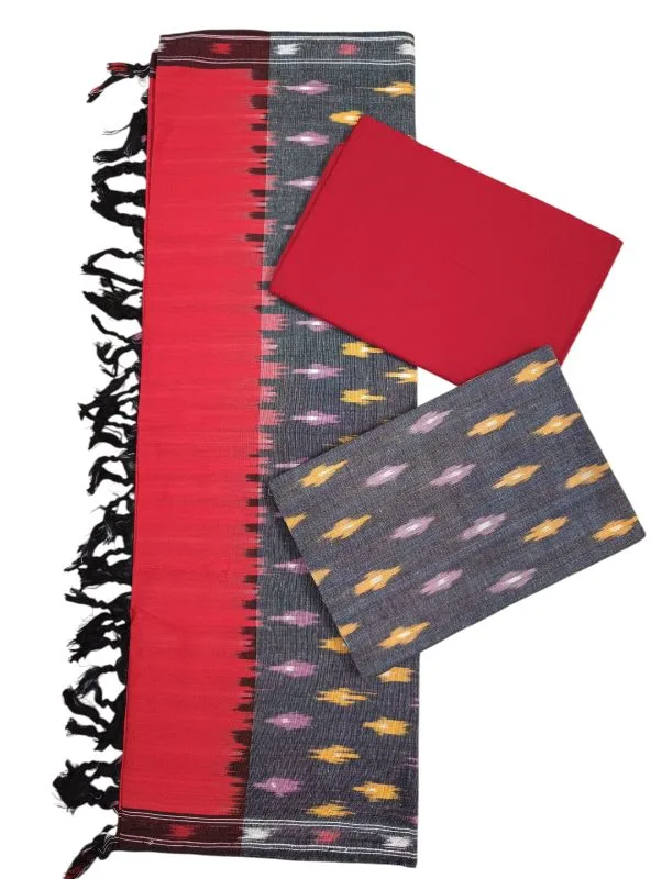 Ikkat Cotton Dress materials with price Pochampally cotton suits, Pochampally ikkat dress material online wholesale