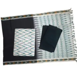Ikkat Cotton Dress materials with price Pochampally cotton suits, Pochampally ikkat dress material online wholesale