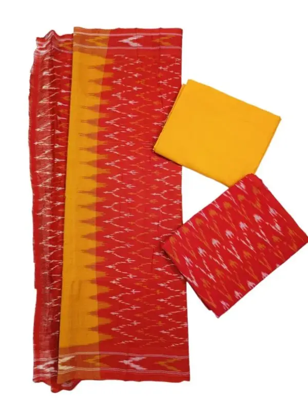 Ikkat Cotton Dress materials with price Pochampally cotton suits, Pochampally ikkat dress material online wholesale