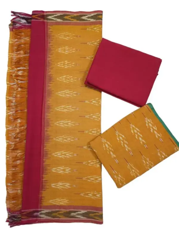 Ikkat Cotton Dress materials with price Pochampally cotton suits, Pochampally ikkat dress material online wholesale