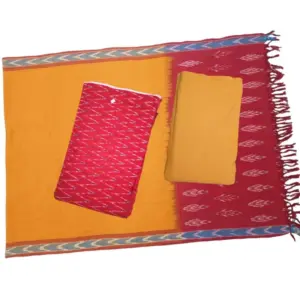 Ikkat Cotton Dress materials with price Pochampally cotton suits, Pochampally ikkat dress material online wholesale