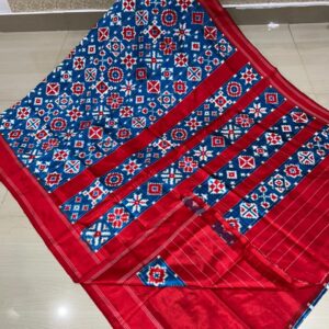 Pochampally Ikkat Telia Rumal Silk Sarees,Ikkat telia rumal sarees, pochampally silk sarees price, silk mark certified sarees, double ikkat silk sarees.