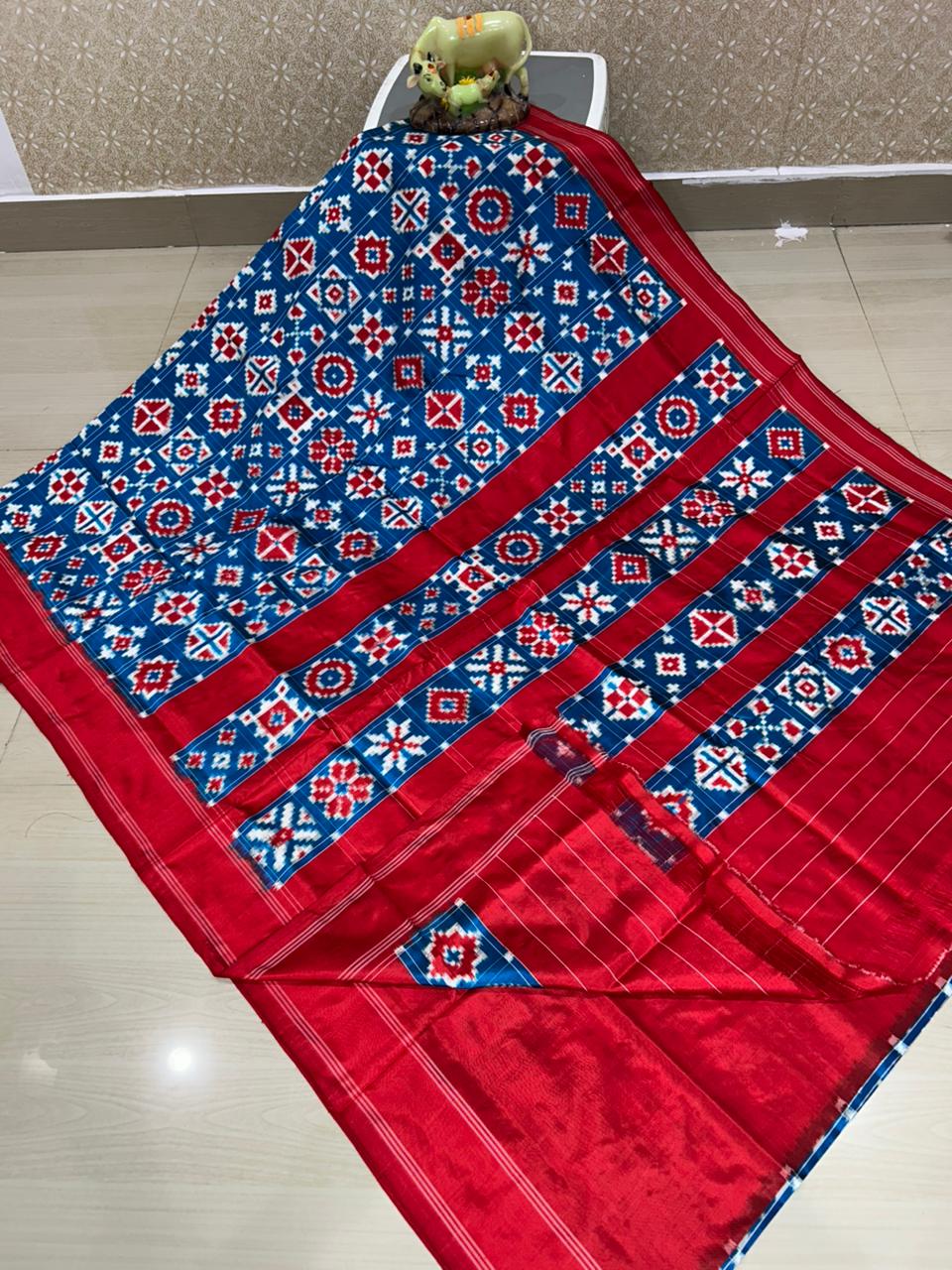 Pochampally Ikkat Telia Rumal Silk Sarees,Ikkat telia rumal sarees, pochampally silk sarees price, silk mark certified sarees, double ikkat silk sarees.