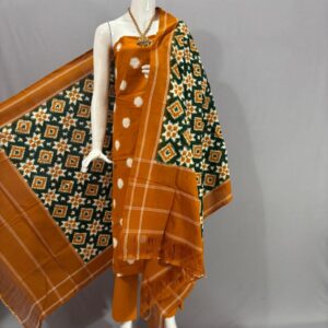 Double Ikkat telia rumal dress materials, Pochampally Ikkat suits, telia rumal suits, Pochampally Ikkat handloom telia rumal salwar suits.