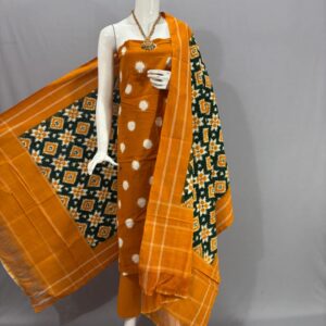 Double Ikkat telia rumal dress materials, Pochampally Ikkat suits, telia rumal suits, Pochampally Ikkat handloom telia rumal salwar suits.