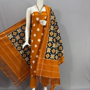 Double Ikkat telia rumal dress materials, Pochampally Ikkat suits, telia rumal suits, Pochampally Ikkat handloom telia rumal salwar suits.